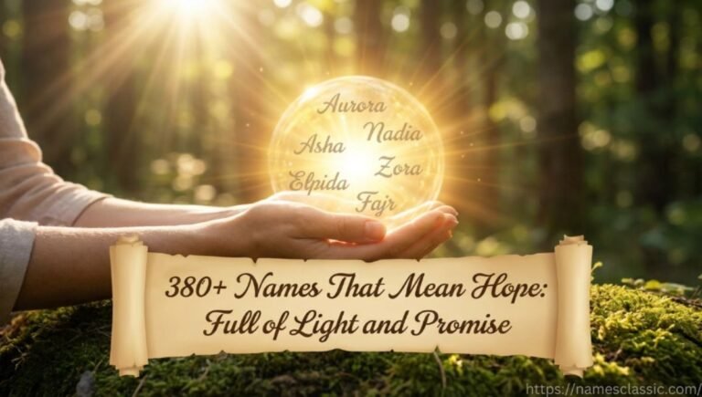 Names That Mean Hope