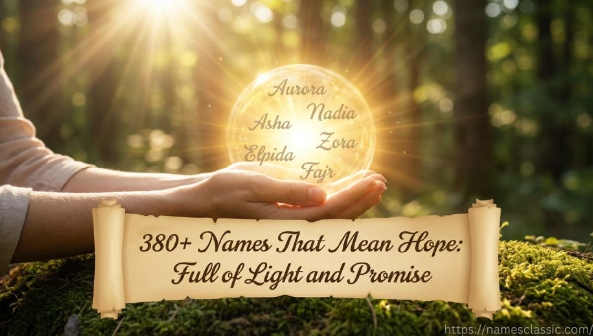 Names That Mean Hope