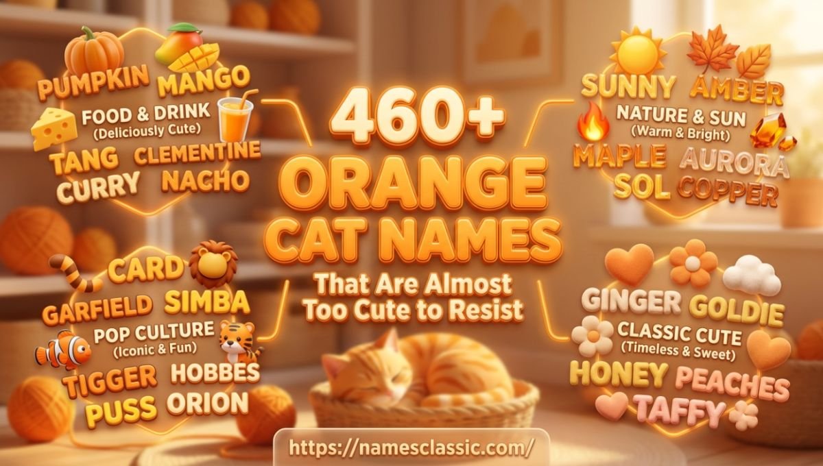 Orange Cat Names