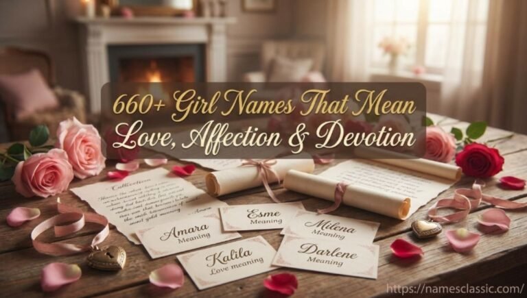 660+ Girl Names That Mean Love, Affection & Devotion