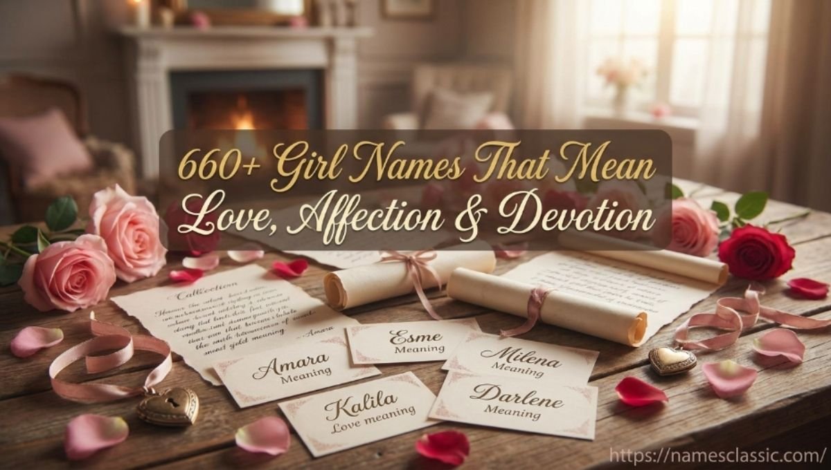 660+ Girl Names That Mean Love, Affection & Devotion