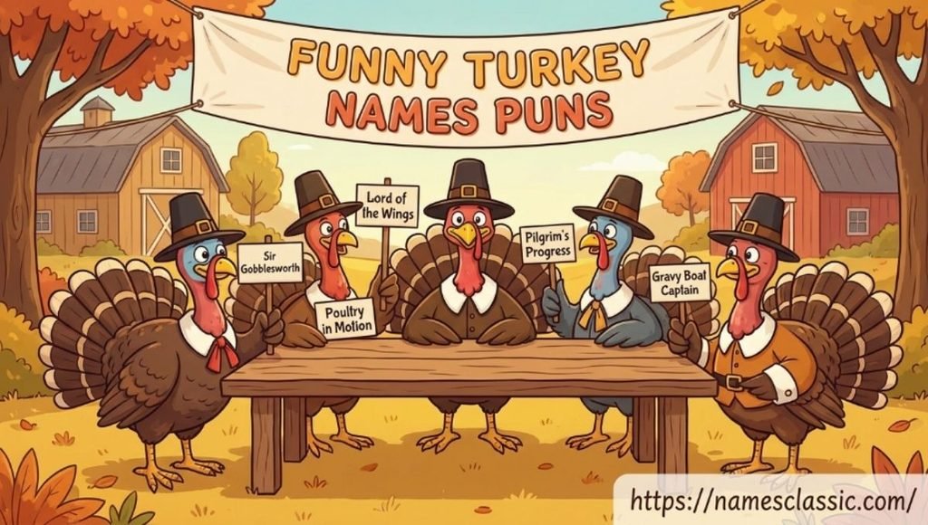 Funny Turkey Names Puns