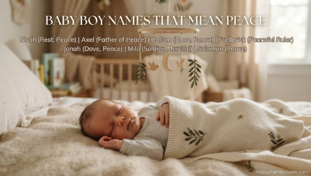 baby boy names that mean peace