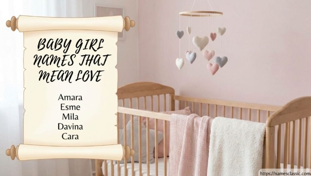 baby girl names that mean love