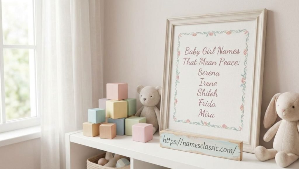 baby girl names that mean peace