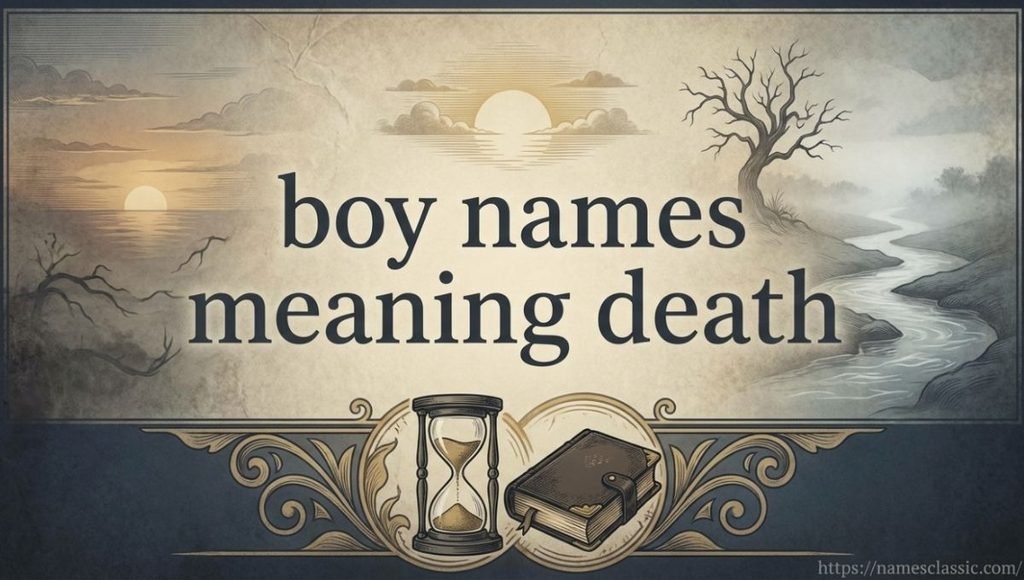 boy names meaning death