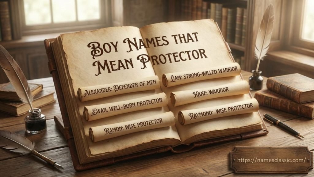 boy names that mean protector