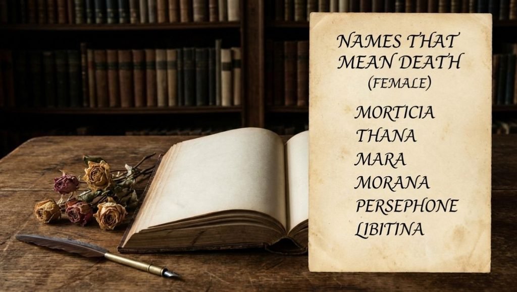 names that mean death female