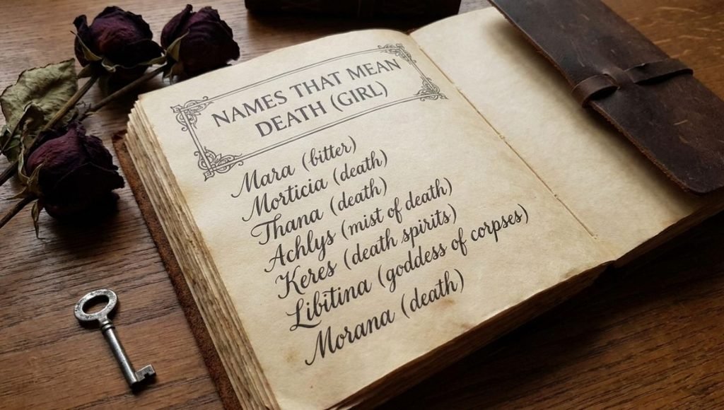 names that mean death girl