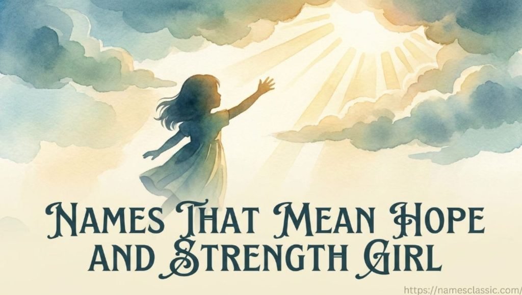 names that mean hope and strength girl