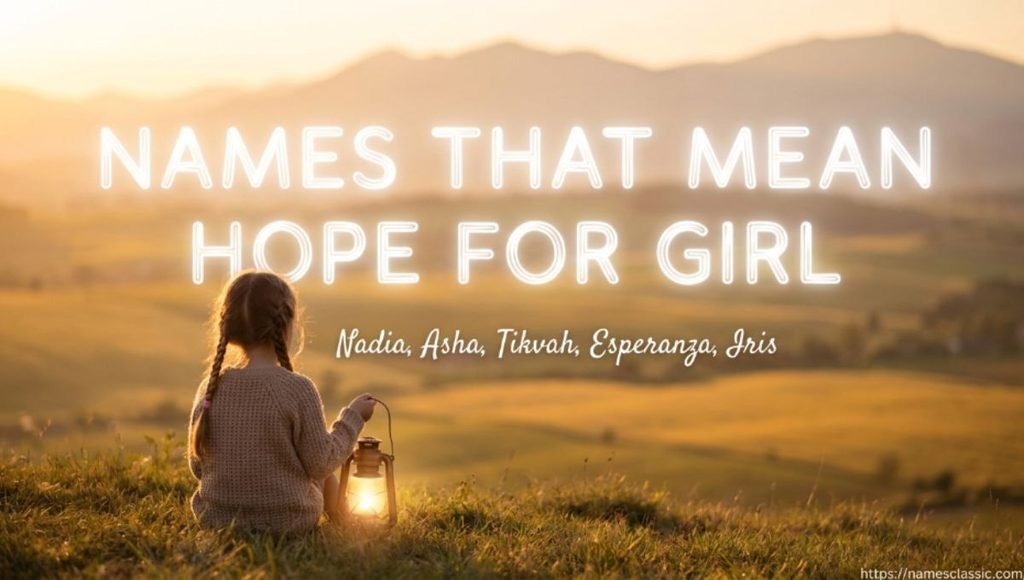 names that mean hope for girl