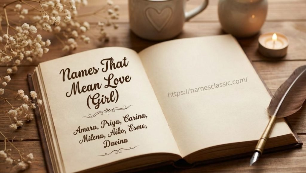 names that mean love girl