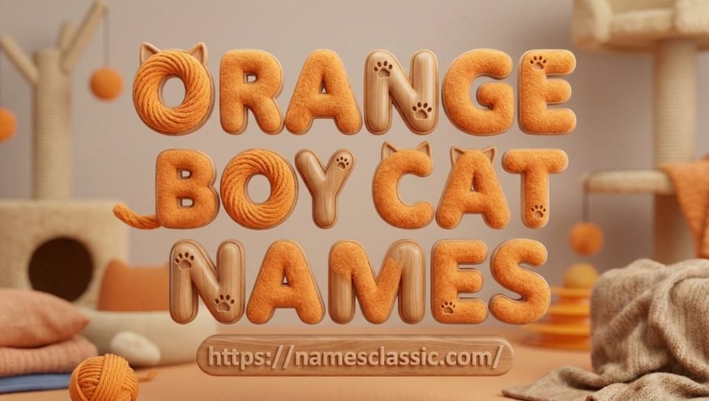 orange boy cat names