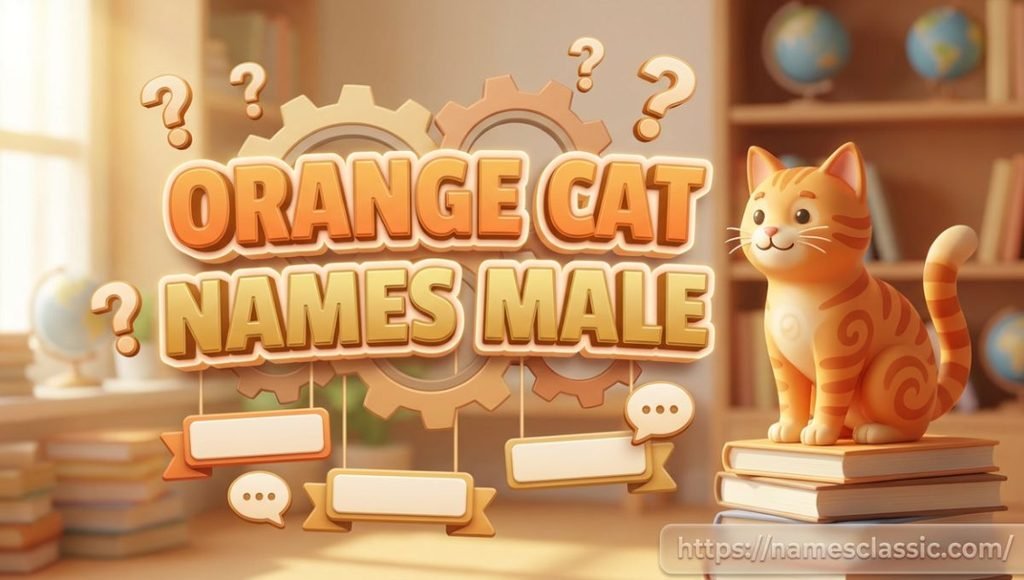 orange cat names male