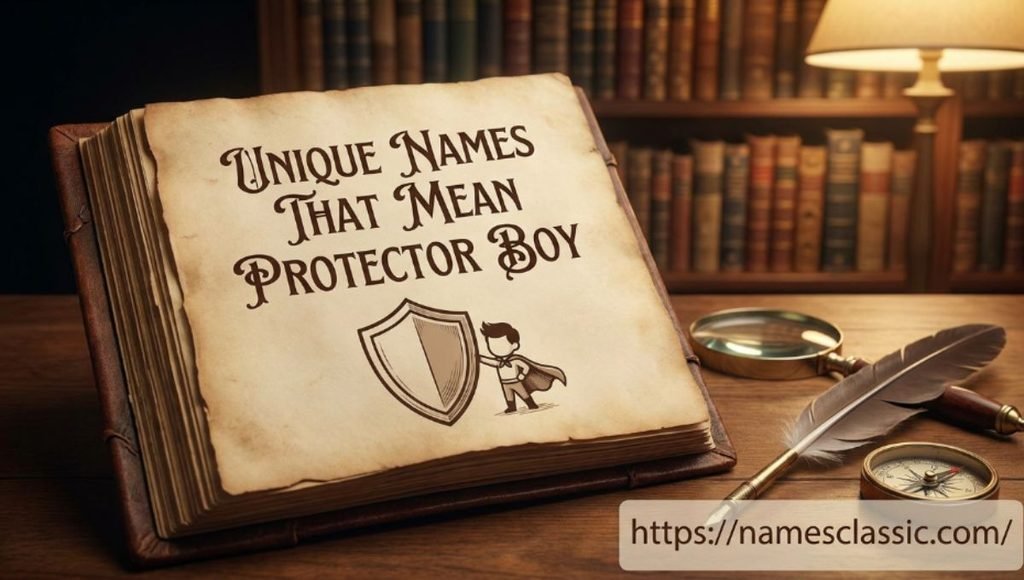 unique names that mean protector boy