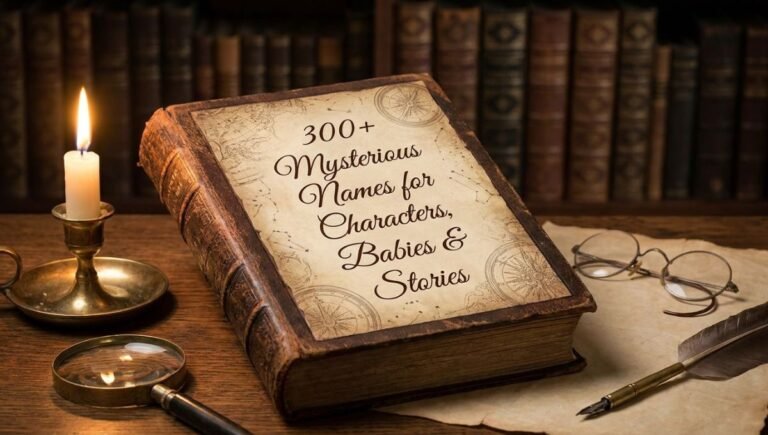 300+ Mysterious Names for Characters, Babies & Stories