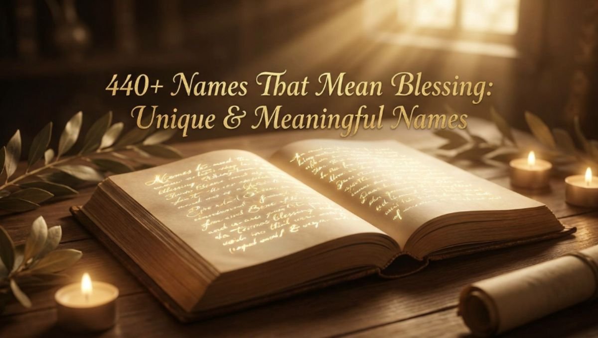 440+ Names That Mean Blessing: Unique & Meaningful Names 