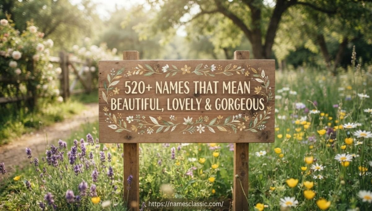 520+ Names That Mean Beautiful, Lovely & Gorgeous 