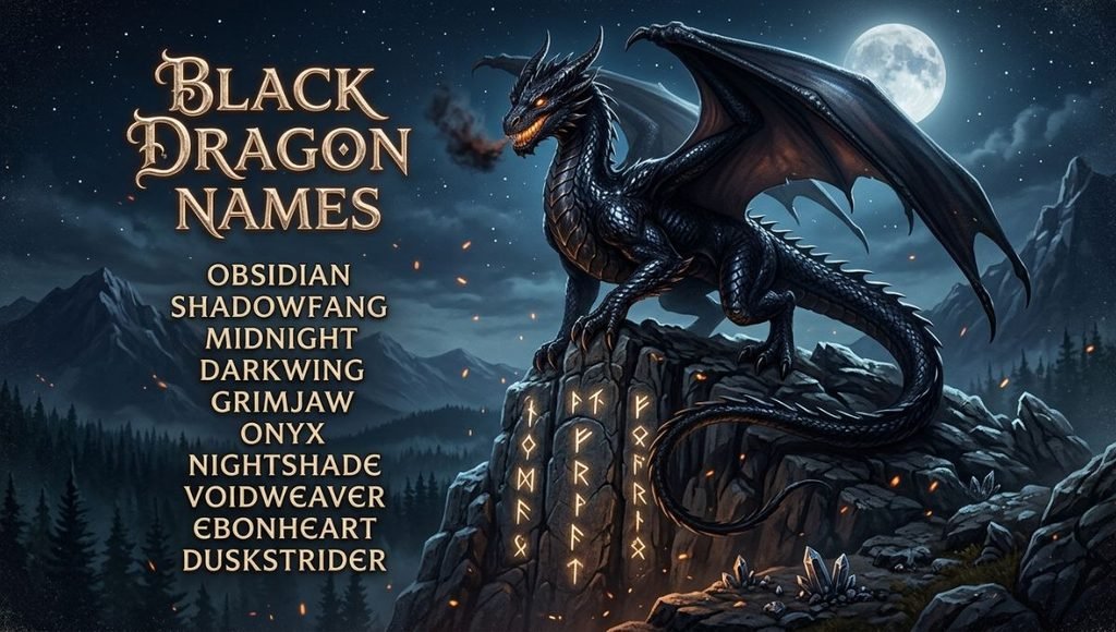 Black dragon names