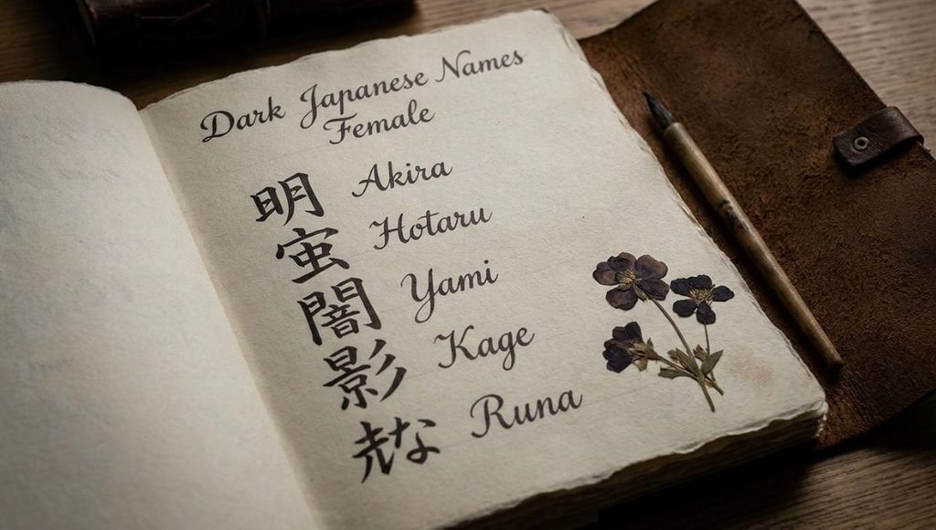 Dark Japanese Names Female