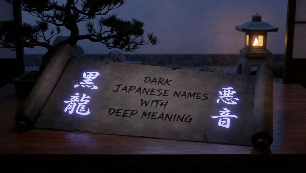 Dark Japanese Names With Deep Meaning