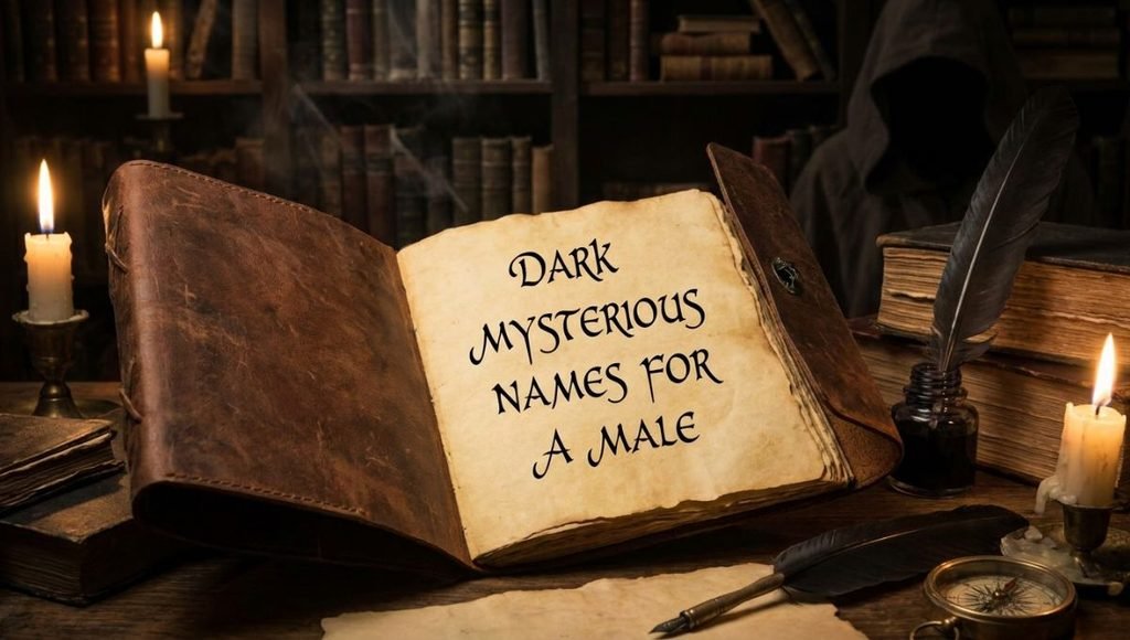 Dark Mysterious Names for a Male