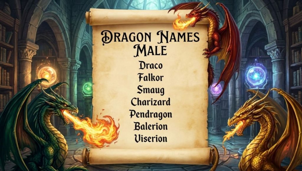 Dragon names male