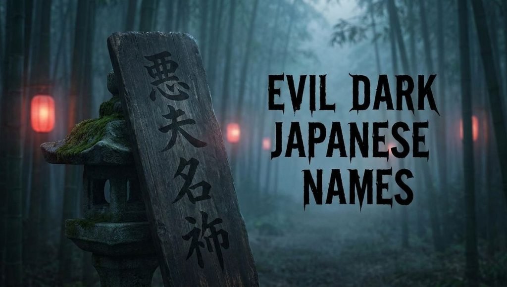 Evil Dark Japanese Names