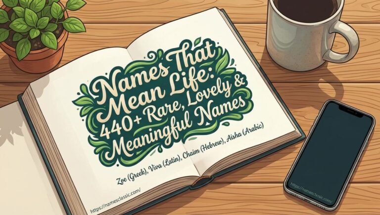 Names That Mean Life: 440+ Rare, Lovely & Meaningful Names 