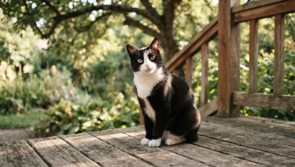 White and black cat names
