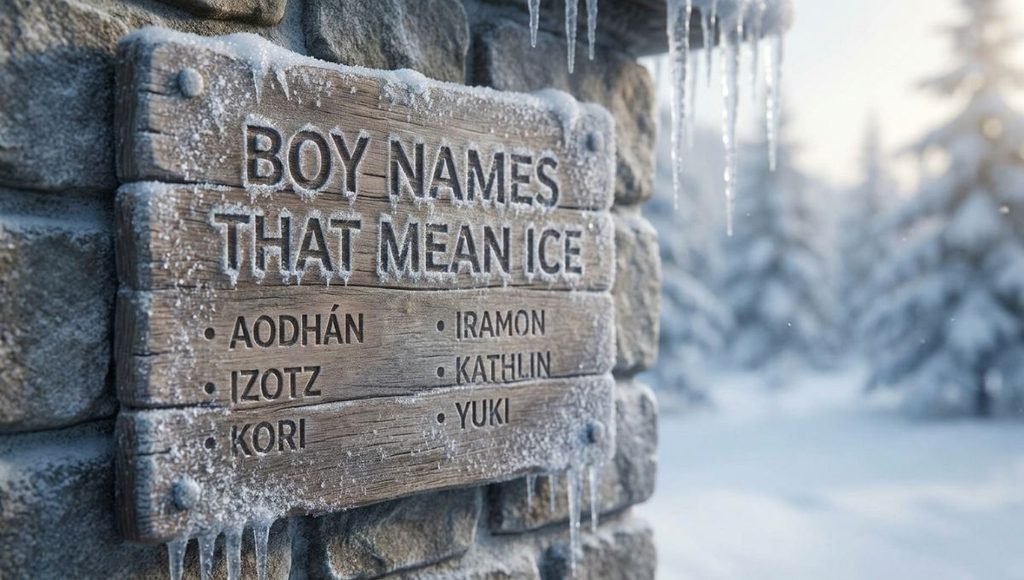 boy names that mean ice
