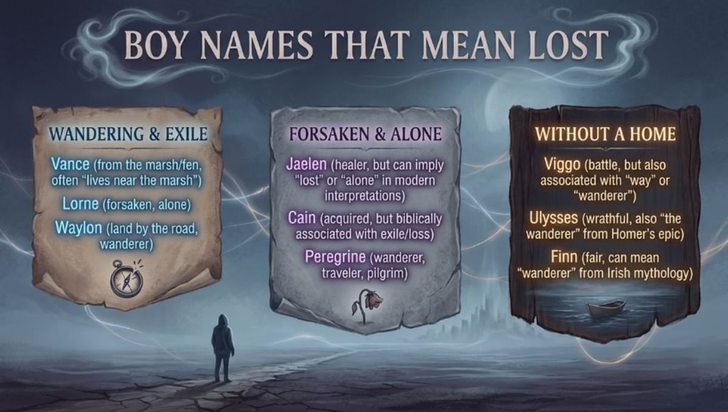 boy names that mean lost