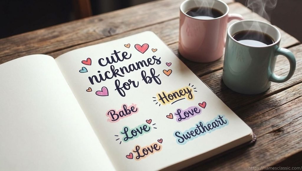 cute nicknames for bf