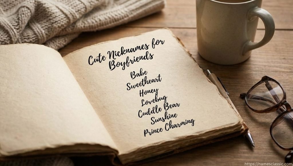cute nicknames for boyfriends