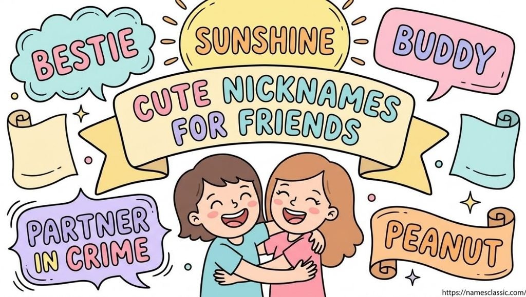 cute nicknames for friends