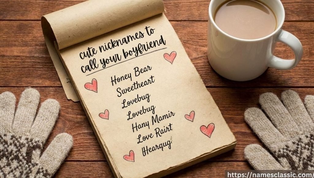 cute nicknames to call your boyfriend