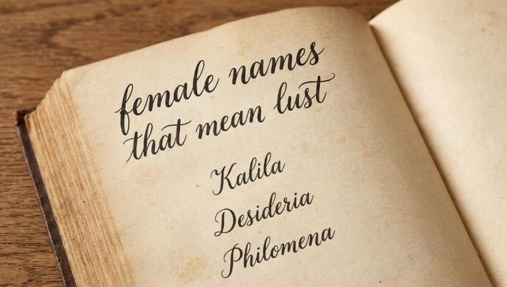 female names that mean lust