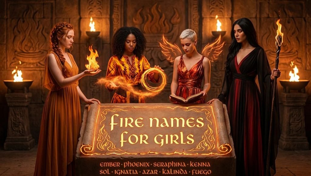 fire names for girls