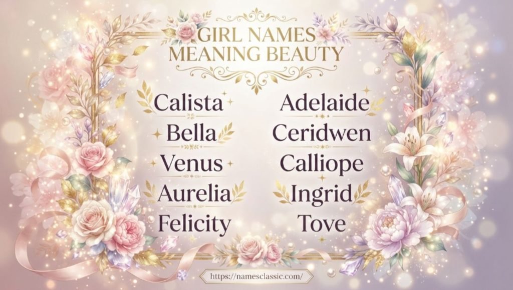 girl names meaning beauty