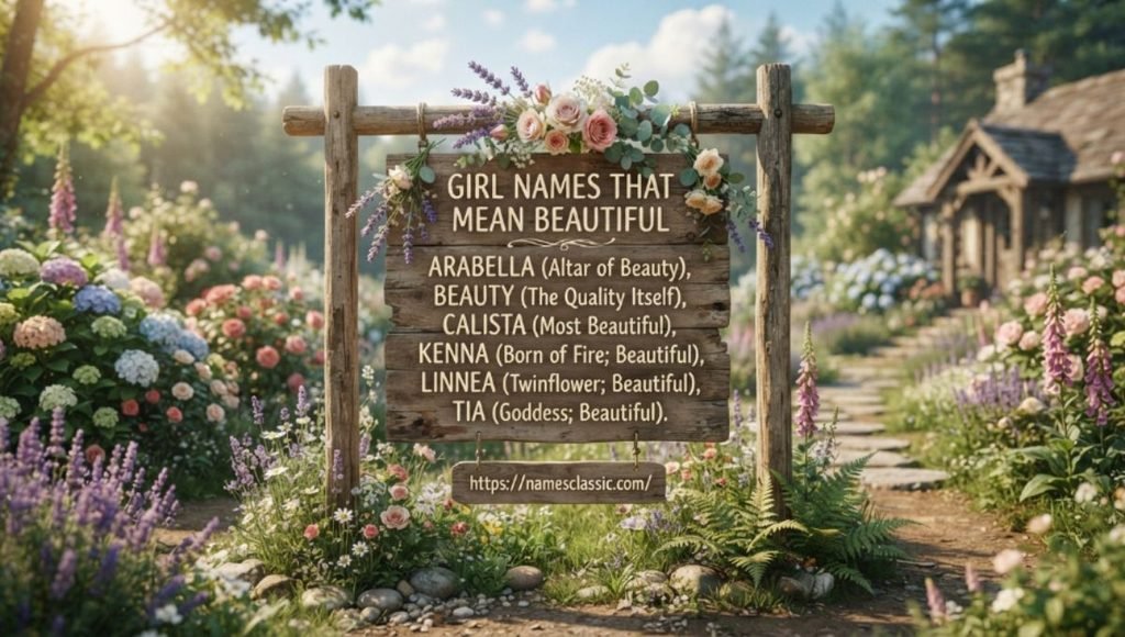 girl names that mean beautiful