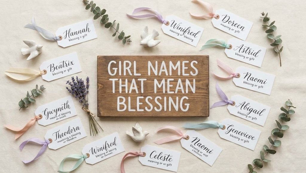 girl names that mean blessing
