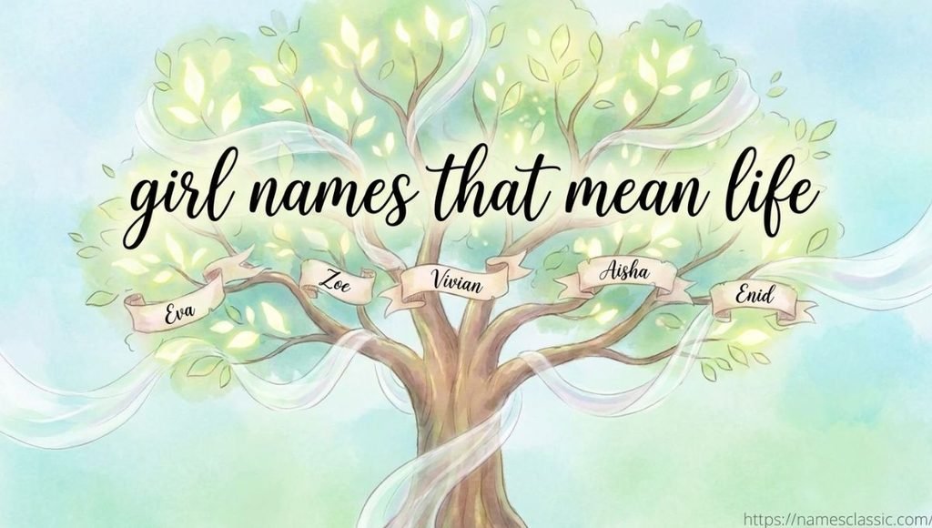 girl names that mean life

