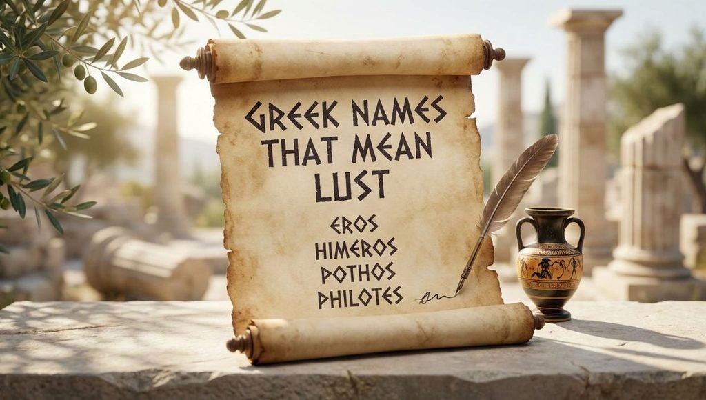 greek names that mean lust