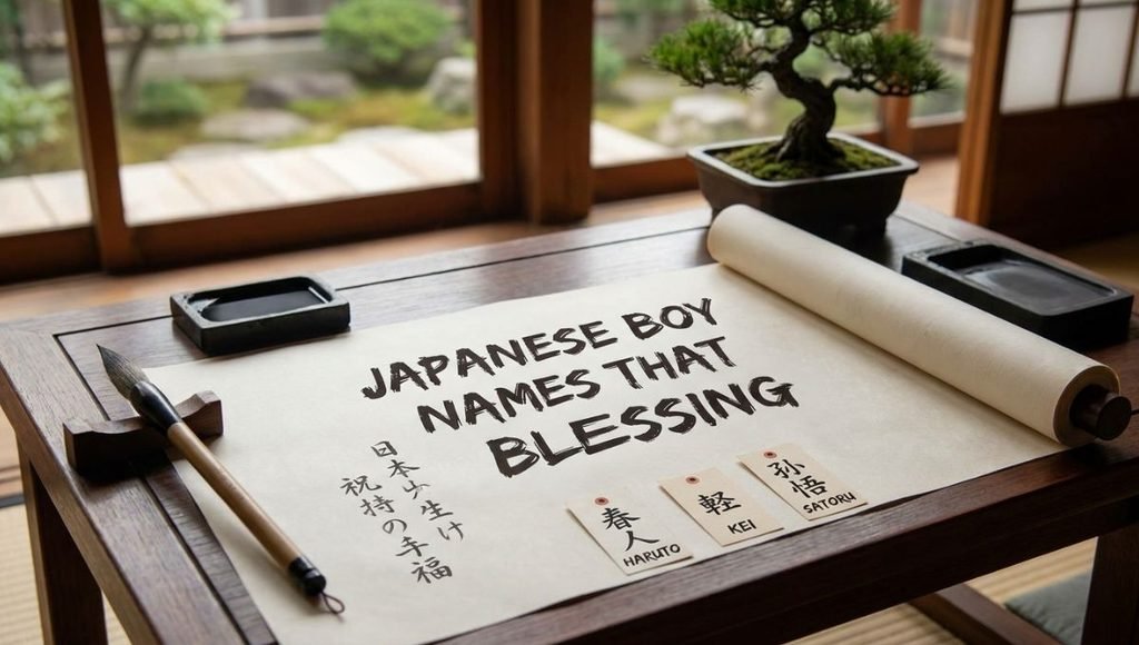 japanese boy names that mean blessing