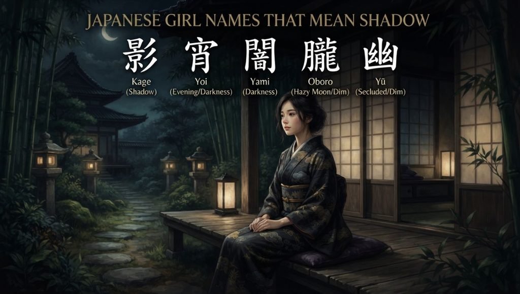 japanese girl names that mean shadow