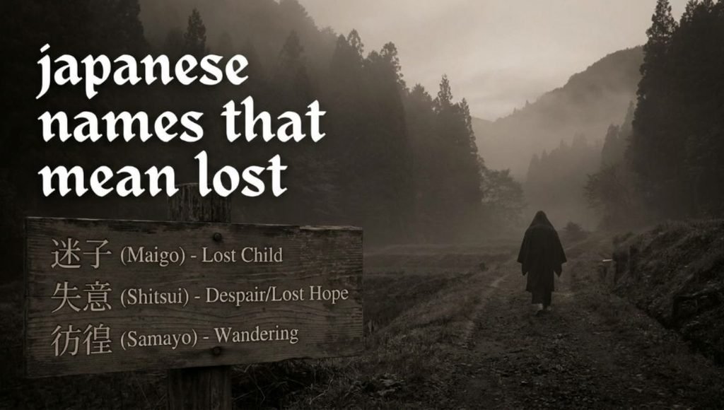 japanese names that mean lost