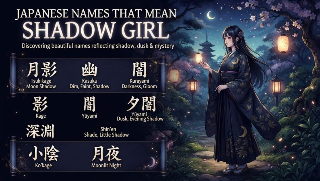 japanese names that mean shadow girl