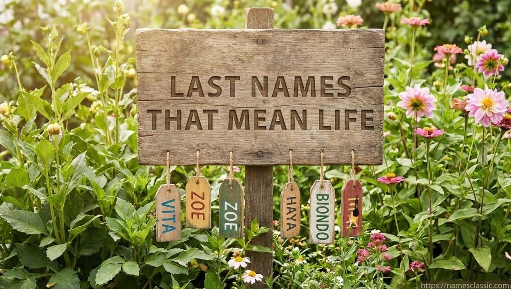 last names that mean life