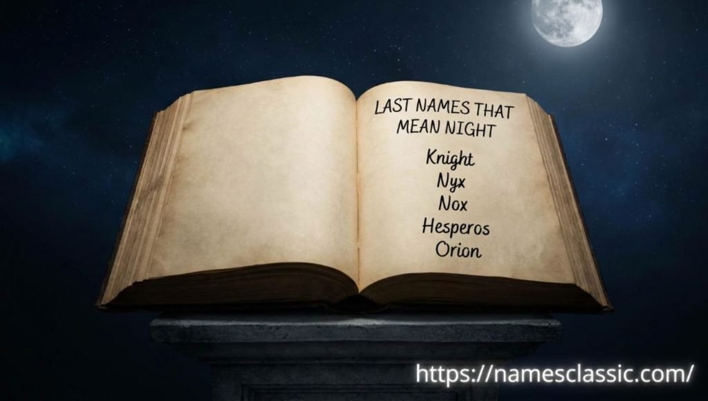 last names that mean night