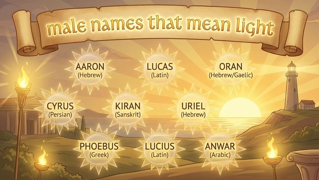 male names that mean light